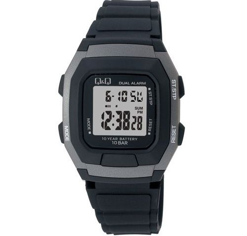 QQ Kid's Black Digital Sports Watch [MA17J106Y]