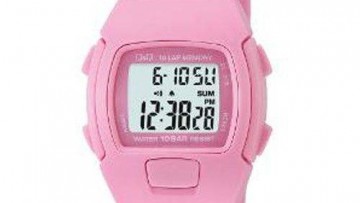 QQ Kid's Pink Digital Sports Watch [LAC3J118Y]