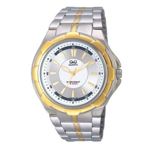 QQ Mens Two-tone Analog Dress Watch [Q252J401Y]