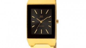 QQ Mens Golden Analog Dress Watch [Q720-002Y]