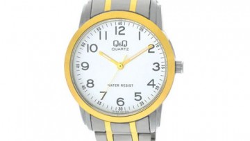 QQ Mens Two-tone Dress Watch [Q468-404Y]