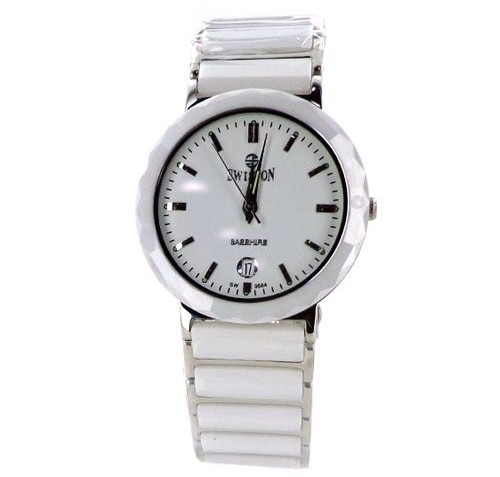 Swistron Womens White Fancy Analog Watch [SW013]