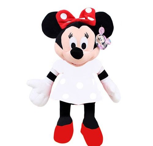 DISNEY PLUSH - MICKEYFRIENDS MINNIE RED ON WHITE 8