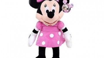 DISNEY PLUSH - MICKEYFRIENDS MINNIE SPARKLE W/DOUBLE BOW 8