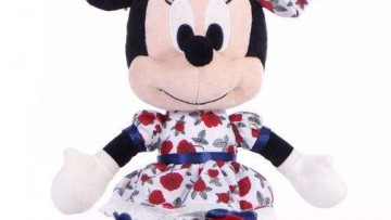 DISNEY PLUSH - MICKEYFRIENDS MINNIE IN ROSE DRESS 10