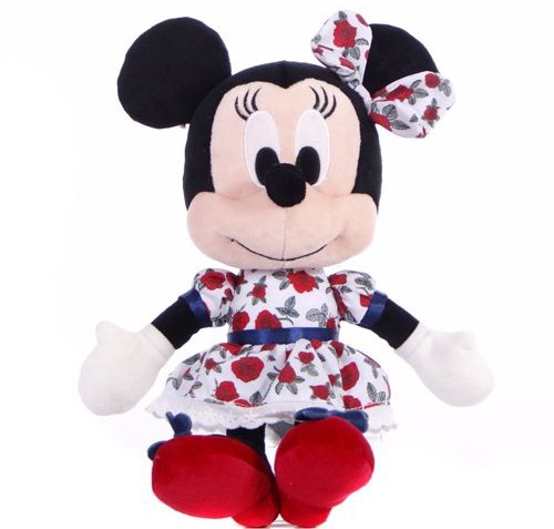 DISNEY PLUSH - MICKEYFRIENDS MINNIE IN ROSE DRESS 24