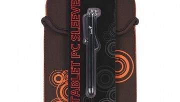 Genius GS-701P Tablet Sleeve [BrownOrange] + Pen