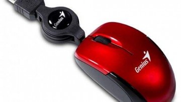 Genius Micro Traveler Optical Mouse [Ruby]