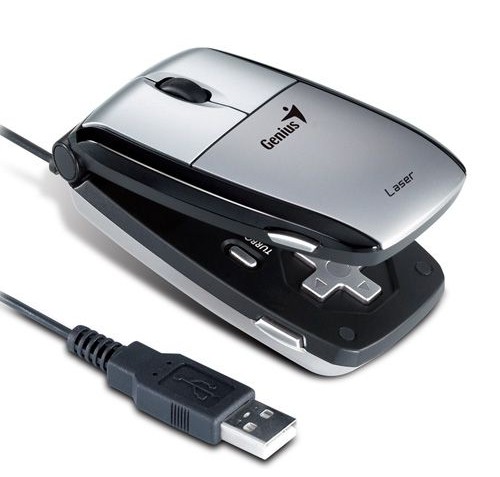 Genius NAVIGATOR 365 LASER USB and Mini Gaming Pad Mouse[GRAY]