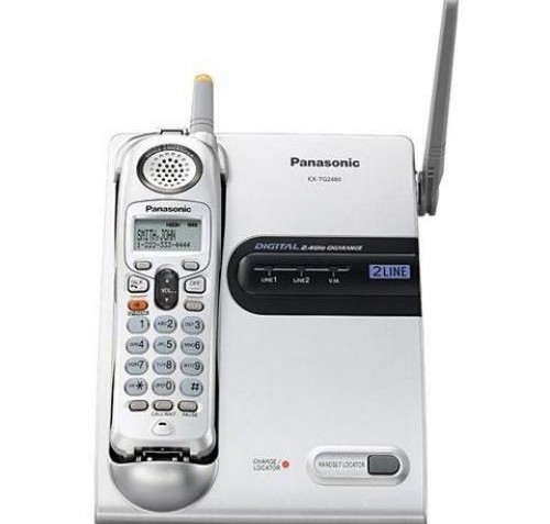 Panasonic Cordless Phone KXTG 2480 BX [Silver]