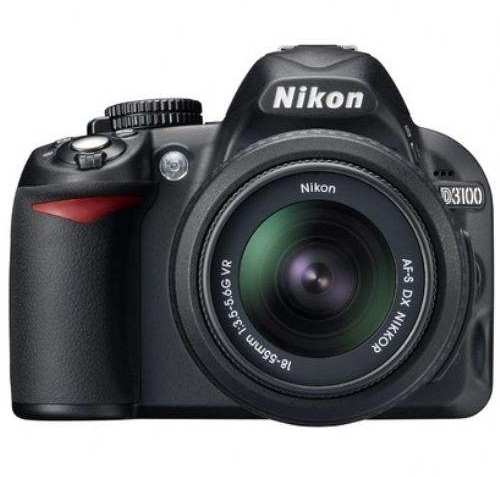 Nikon D3100 SLR Camera with 18-55 Lens [14.2 Megapixels, Black]