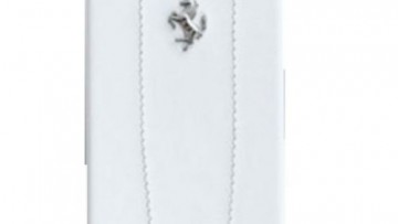 Farrari Hard cae for iPhone 4/4S - (White)