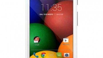 Motorola Moto E [4GB, 3G + Wifi, White, English]