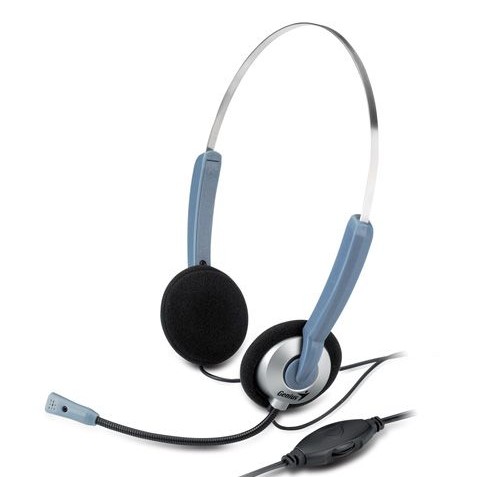 Genius HS-02S -Lightweight Headset [Gray]