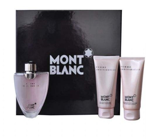 Mont Blanc Individuel Women 3 Piece Perfume Gift Set