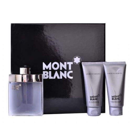 Mont Blanc Individuel Men 3 Piece Perfume Gift Set