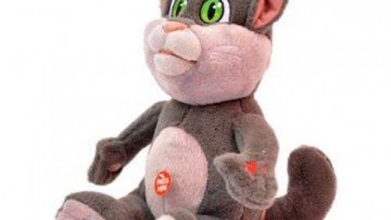 Animated Plush - B/O Talk Back Poke Me Tom 12H