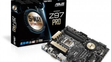 ASUS Z97-PRO Desktop Motherboard - Intel Z97 Express Chipset - Socket H3 LGA-1150