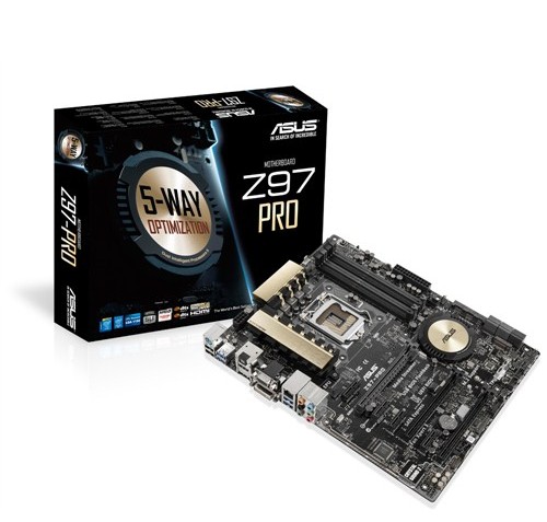 ASUS Z97-PRO Desktop Motherboard - Intel Z97 Express Chipset - Socket H3 LGA-1150