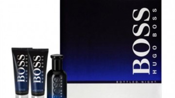 Hugo Boss Bottled Night 3 Piece Perfume Gift Set For Men