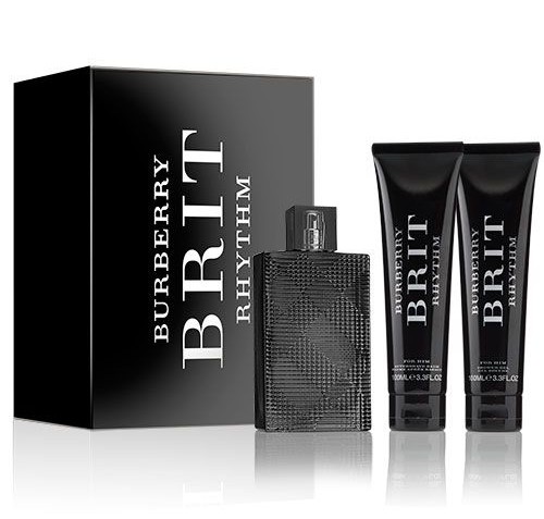 Burberry Brit Rhythm 3 Piece Gift Set For Men