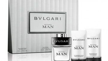 Bvlgari Man 3 Piece Perfume Set For Men