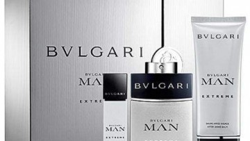 Bvlgari Man Extreme 3 Piece Perfume Gift Set For Men
