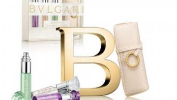 Bvlgari Omnia Mini Perfume 3Pc Collection Set with Purse