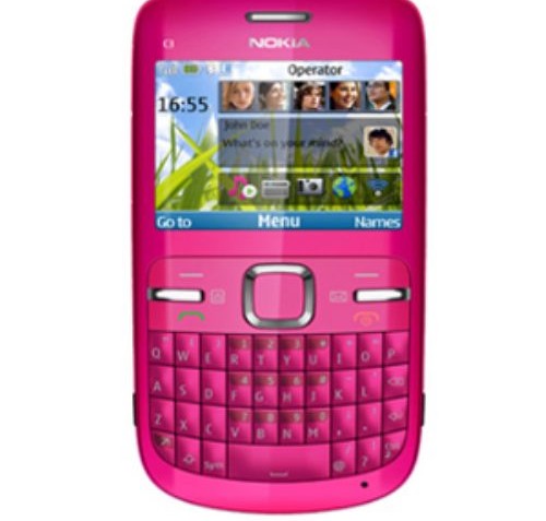 Nokia C3 [Pink]Nokia C3 is a budget Series 40 solution with 2.4 QVGA