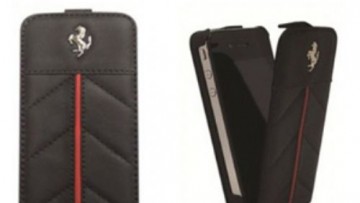 Ferrari California Collection, Flip Type with Battery for iPhone 4/4S - (Black)