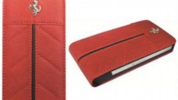 Ferrari California Collection, Flip Type for iPhone 4/4S - (Red)