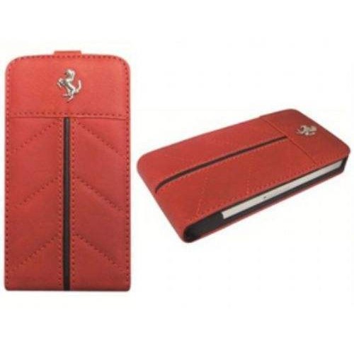 Ferrari California Collection, Flip Type for iPhone 4/4S - (Red)