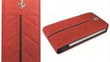 Ferrari California Collection, Flip Type with Battery for iPhone 4/4S - (Red)