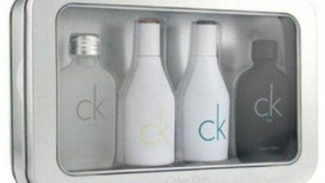 Calvin Klein CK 4 Piece Miniature Perfume Collection Set for Men & Women