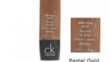 Calvin Klein CK Delicious Pout Flavored Lip Gloss - Pastel Gold