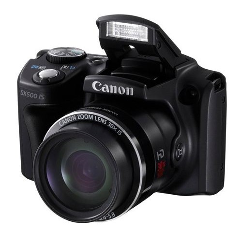Canon Powershot SX500 HS (16 Megapixel/Black]