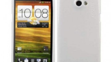 Capdase Soft Jacket Xpose with Screen Protector for HTC One - Solid White