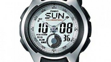 Casio Analog-Digital Mens Dress Watch [AQ-160W-1BVDF]