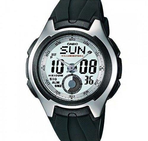 Casio Analog-Digital Mens Dress Watch [AQ-160W-1BVDF]