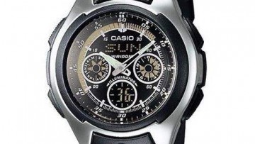 Casio Analog-Digital Mens Dress Watch [AQ-163W-1BVDF]