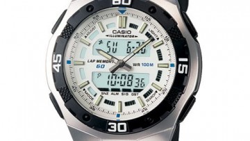Casio Analog-Digital Mens Dress Watch [AQ-164W-7AVDF]