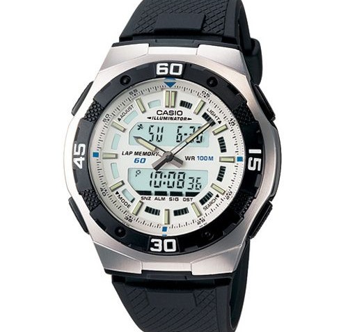 Casio Analog-Digital Mens Dress Watch [AQ-164W-7AVDF]