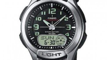 Casio Analog-Digital Mens Dress Watch [AQ-180W-1BVDF]