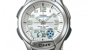 Casio Analog-Digital Mens Dress Watch [AQ-180WD-7BVDF]