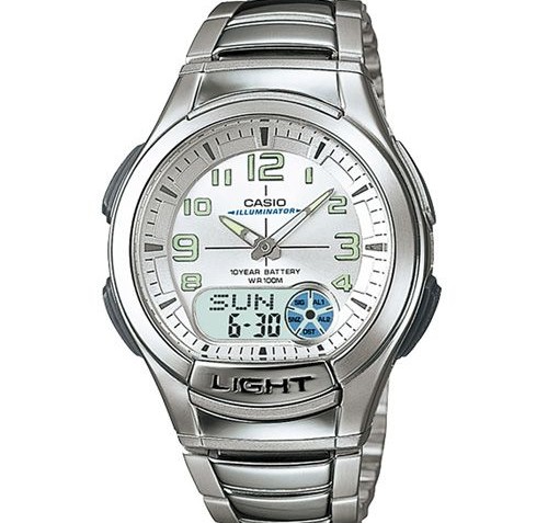 Casio Analog-Digital Mens Dress Watch [AQ-180WD-7BVDF]