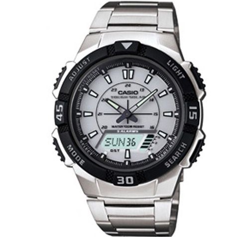 Casio Analog-Digital Mens Dress Watch [AQ-S800WD-7EVDF]