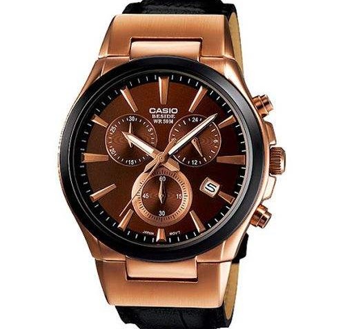 Casio Beside Mens Dress Watch [BEM-508GL-5AVDF]