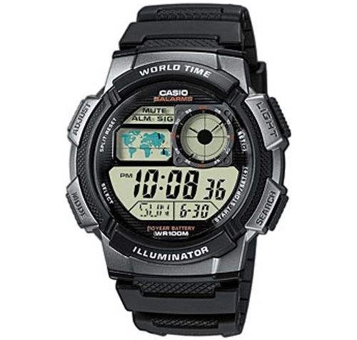 Casio Digital Mens Dress Watch [AE-100W-1BVDF]