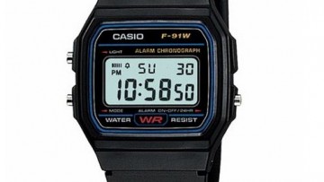 Casio Digital Unisex Dress Watch [F-91W-1DG]