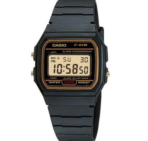 Casio Digital Unisex Dress Watch [F-91WG-9QDF]